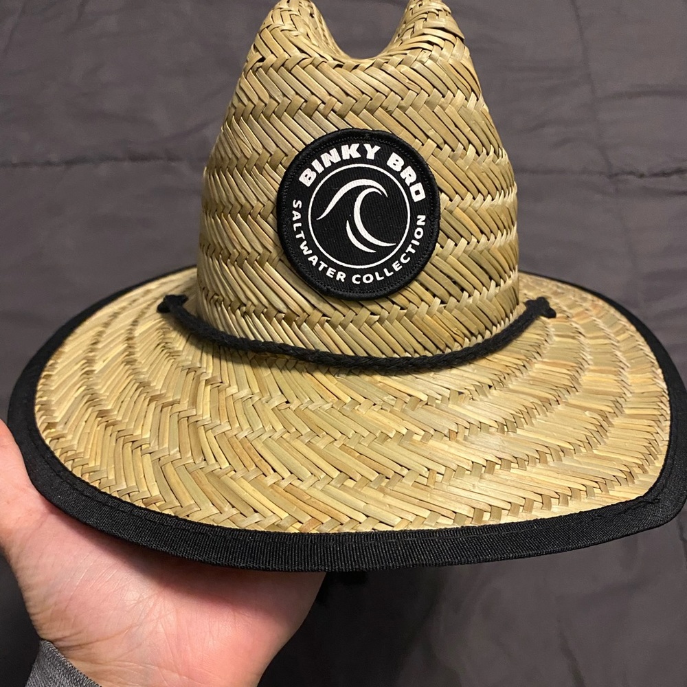 Binky bro infant straw hat
